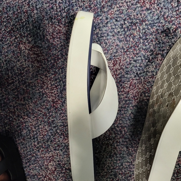 Franco Sarto White Janey Platform Flip Flop Sandal. Size 11. - Picture 4 of 11